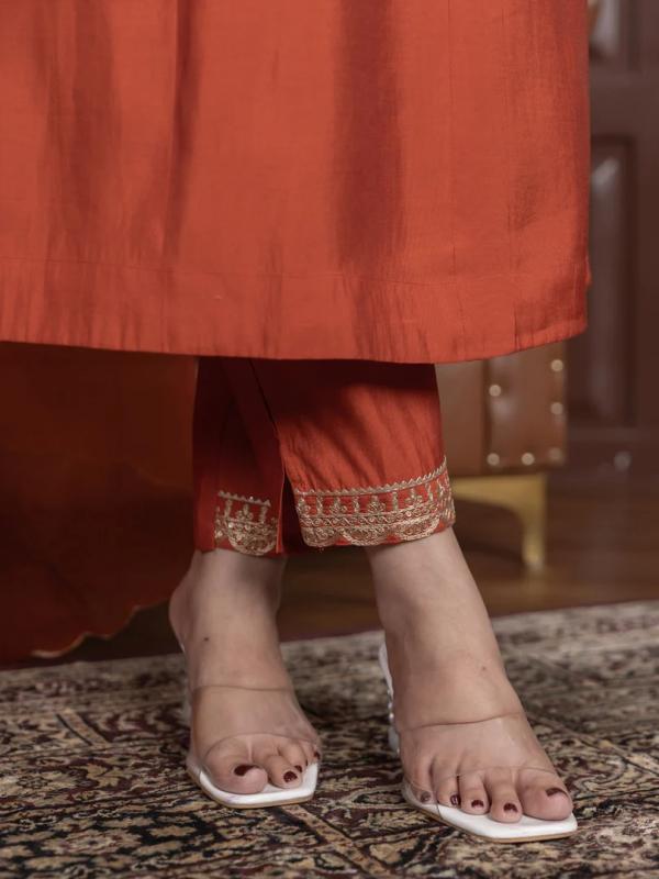 VP 9745 P Peach Kalidaar Festive Anarkali Set Suits